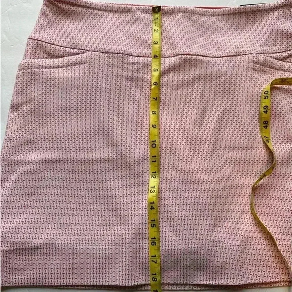 S.C. & CO. Activewear Skort Peach/Red/White Side Splits Pockets Women’s XL New - Picture 9 of 10